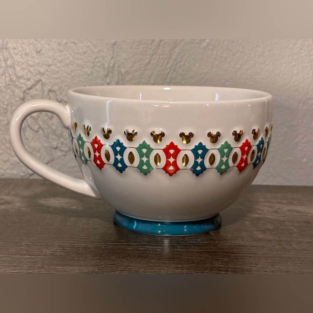 Disney Parks Morocco iconic Mickey Pattern Coffee Cup - Picture 5 of 7